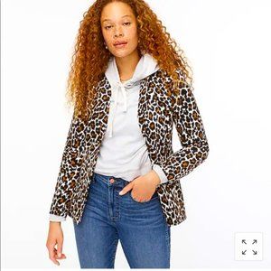 NWT J Crew LEOPARD blazer